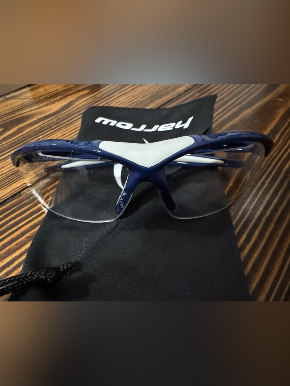 Harrow Radar Squash Eyeguard - Blue, eye protection, googles
